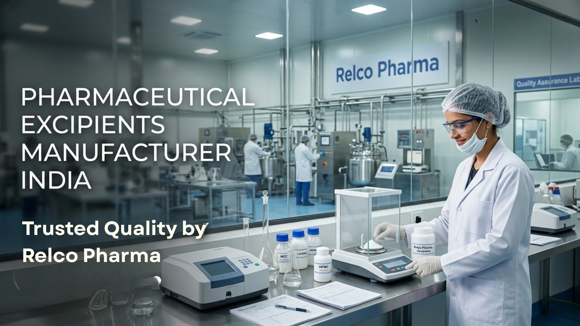 Pharmaceutical Excipients Manufacturer India – Trusted Quality by Relco Pharma
